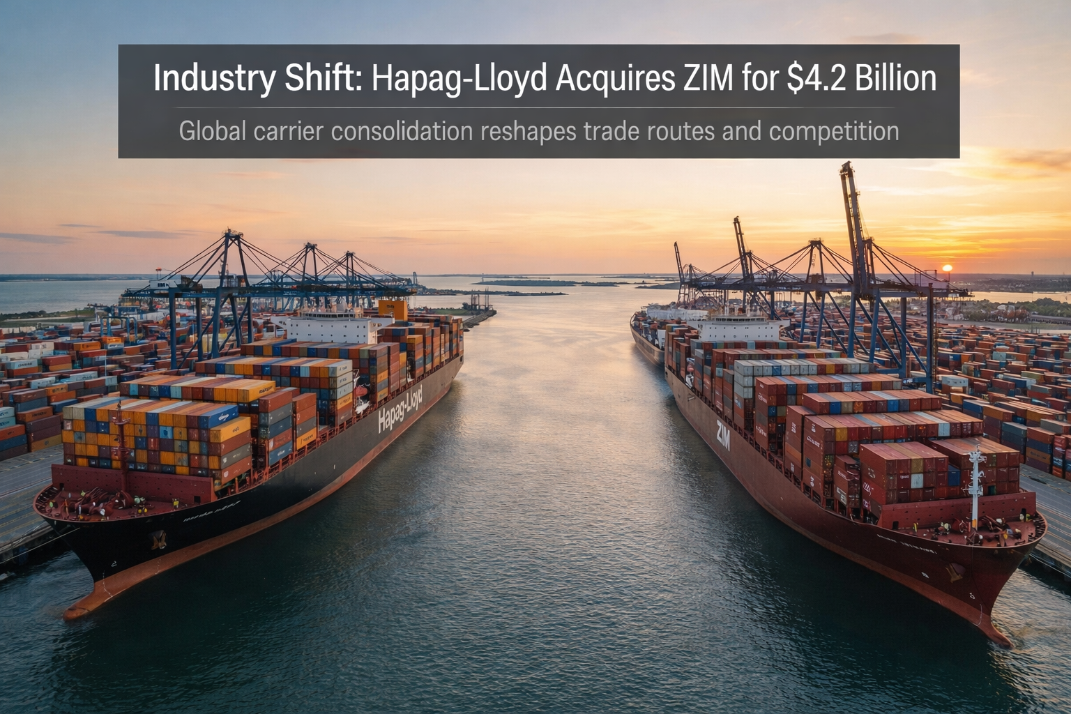 Hapag-Lloyd to Acquire ZIM for $4.2 Billion: What Shippers Need to Know
